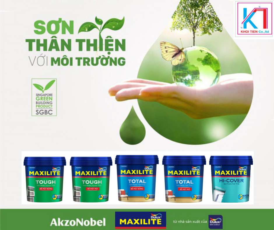 Giới thiệu danh mục sản phẩm Maxilite từ Dulux 