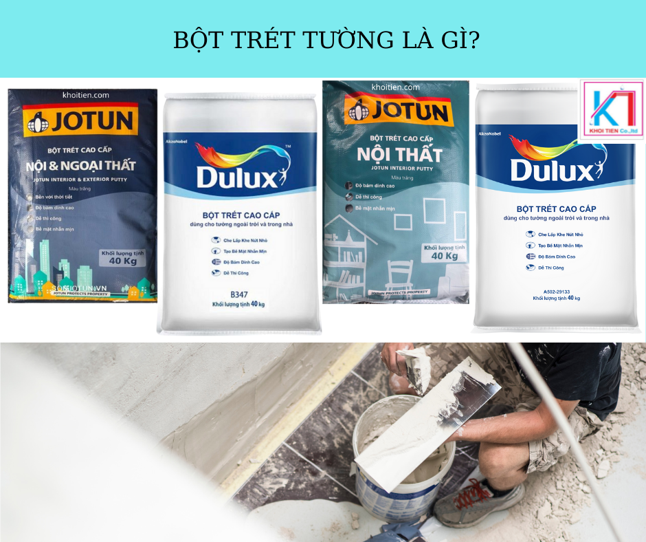 Những kiến thức cần biết về bột trét tường (bột matit)