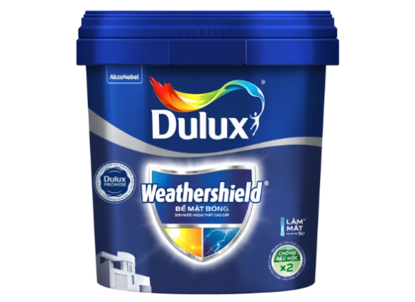 Sơn nước ngoại thất cao cấp DULUX WEATHERSHIELD - Bề mặt bóng - BJ9
