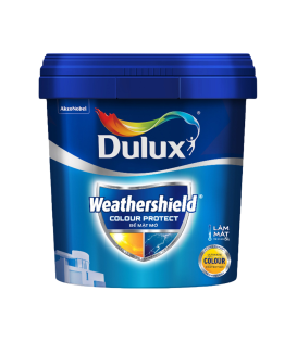 Sơn ngoại thất DULUX WEATHERSHIELD COLOUR PROTECT (Mờ) - E015 5L