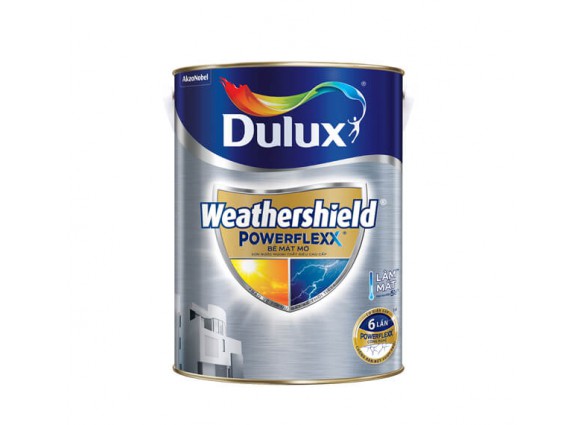 Sơn nước ngoại thất siêu cao cấp DULUX WEATHERSHIELD POWERFLEXX - Bề mặt mờ - GJ8