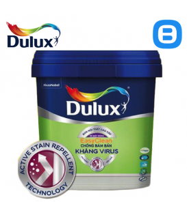 Sơn nội thất DULUX EASYCLEAN CHỐNG BÁM BẨN KHÁNG VIRUS (Bóng) - E017B